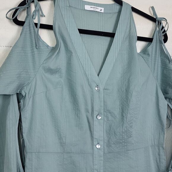 Marysia Swim Bay color Long Sleeve Dress. Size M - Picture 4 of 13